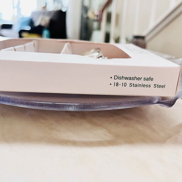 Set /4 GINKGO Ammonite Demitasse Spoons Stainless 18/10 Spiral Tip Glossy - Picture 7 of 8